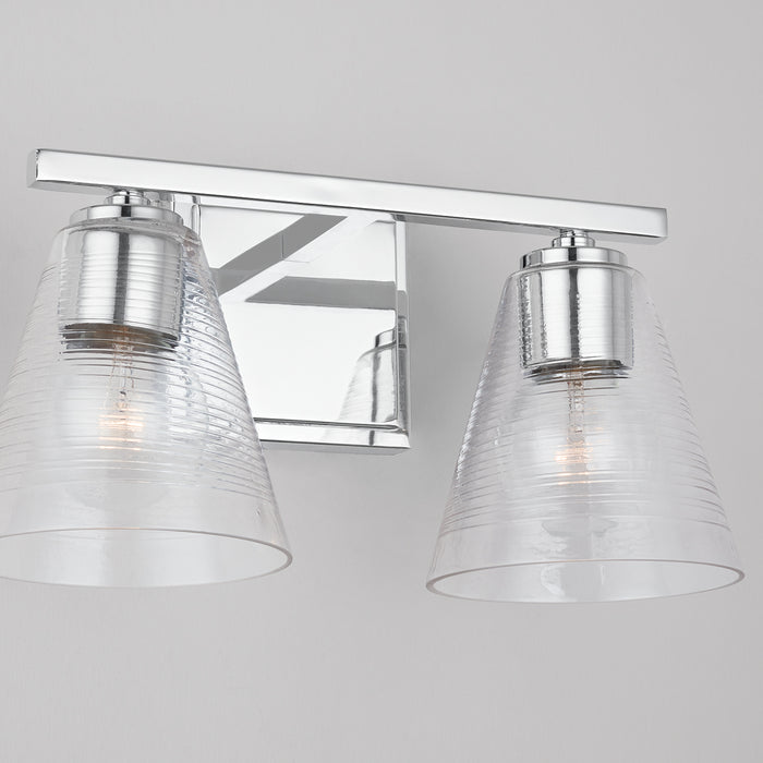 Capital Lighting 138323CH-493 Two Light Vanity, Chrome