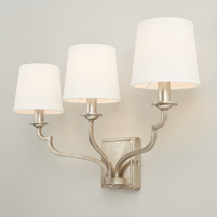 Capital Lighting 138731WG-698 Three Light Vanity, Winter Gold
