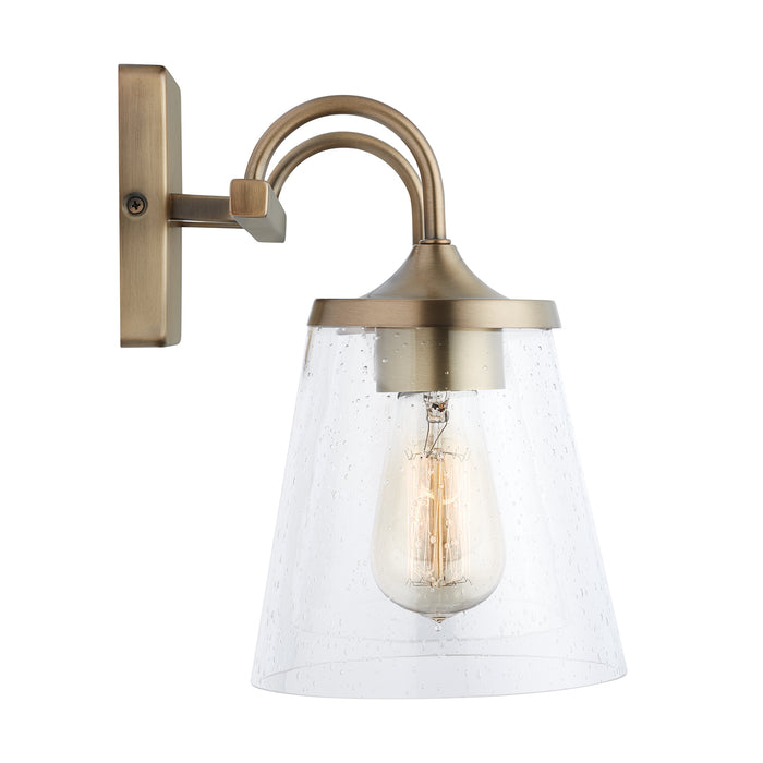 Capital Lighting 139122AD-496 Two Light Vanity, Aged Brass