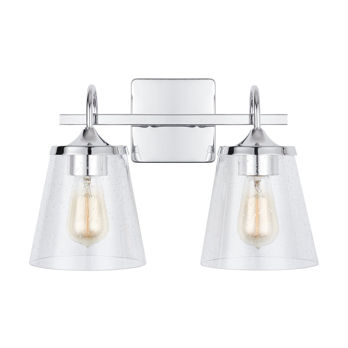 Capital Lighting 139122CH-496 Two Light Vanity, Chrome