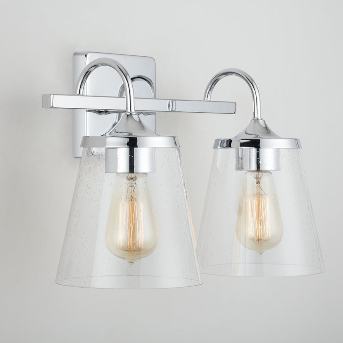 Capital Lighting 139122CH-496 Two Light Vanity, Chrome
