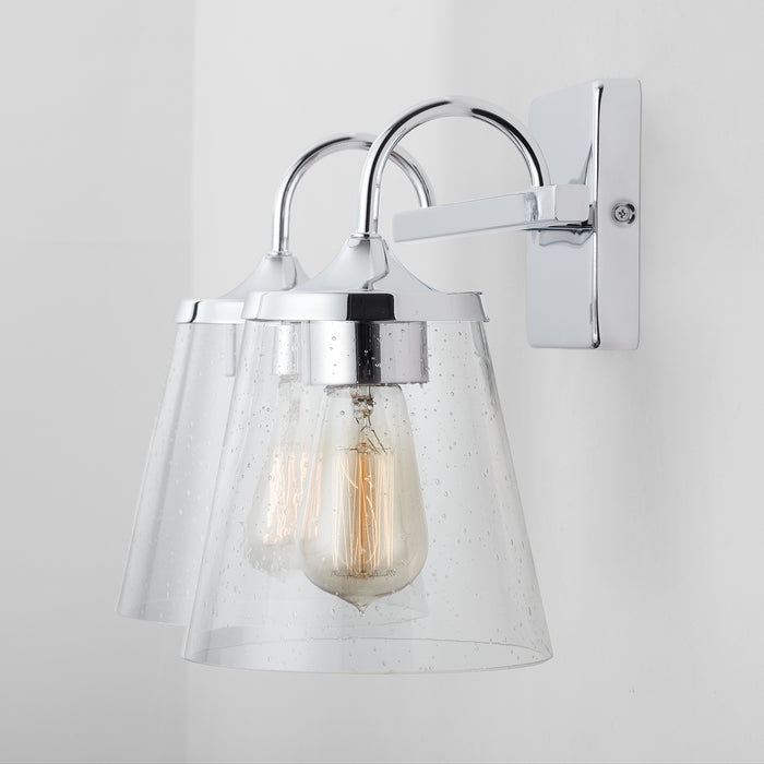 Capital Lighting 139122CH-496 Two Light Vanity, Chrome