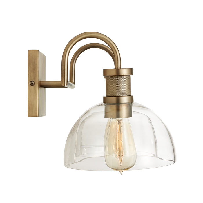 Capital Lighting 139123AD-497 Two Light Vanity, Aged Brass