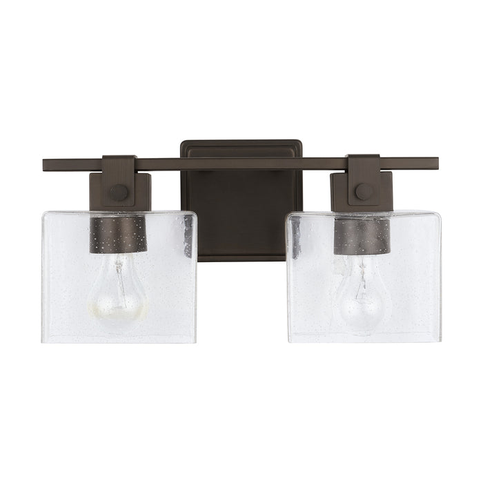 Capital Lighting 139124OR-498 Two Light Vanity, Oil Rubbed Bronze