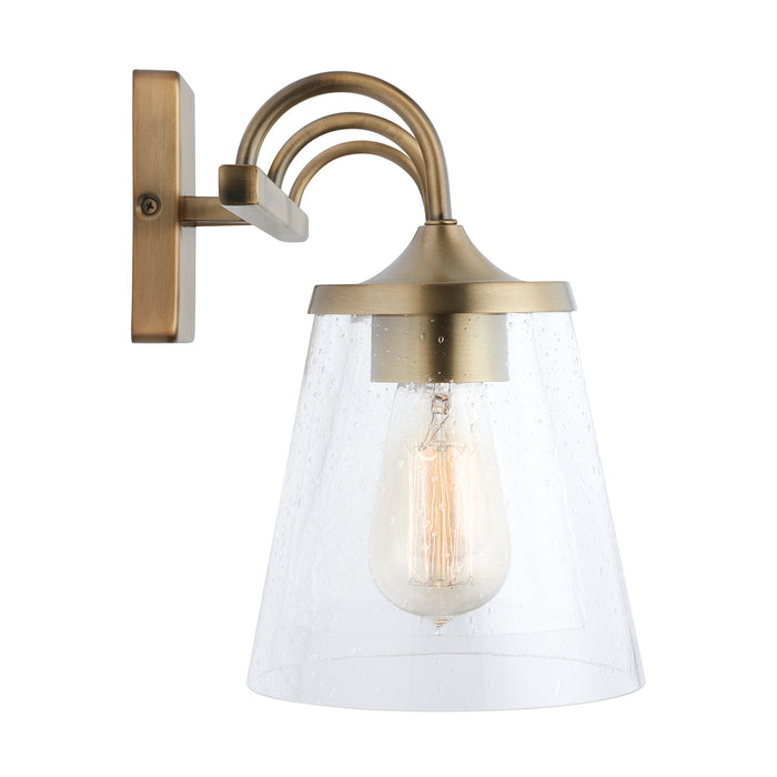 Capital Lighting 139132AD-496 Three Light Vanity, Aged Brass