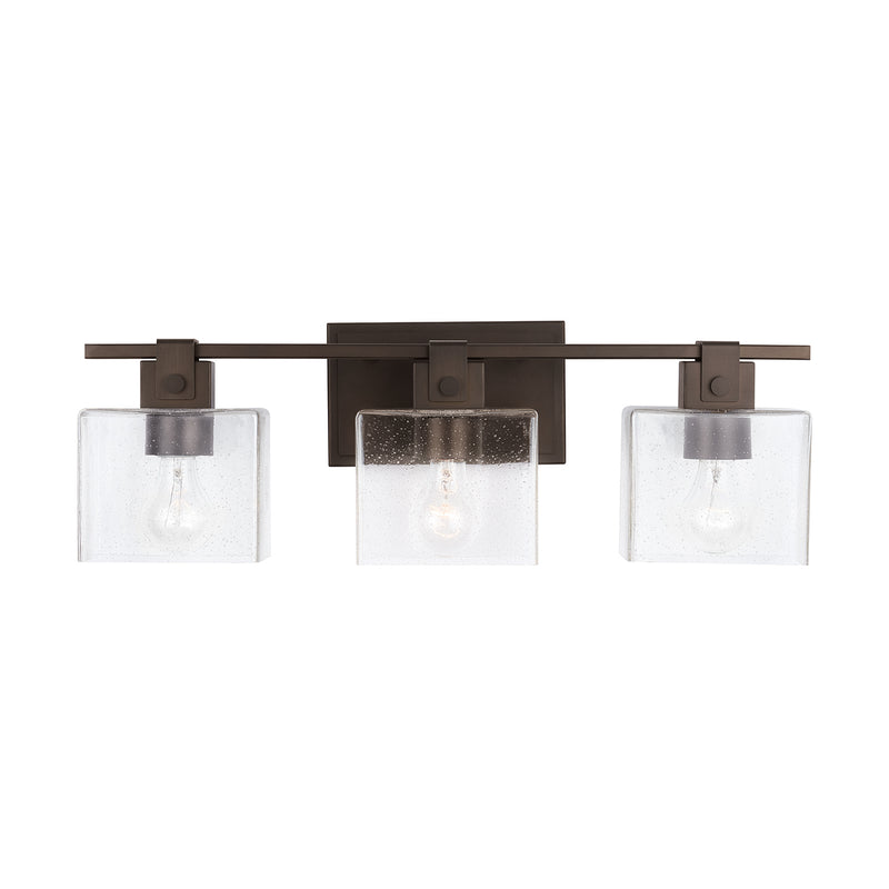 Capital Lighting 139134OR-498 Three Light Vanity, Oil Rubbed Bronze