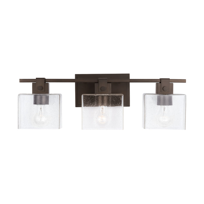 Capital Lighting 139134OR-498 Three Light Vanity, Oil Rubbed Bronze