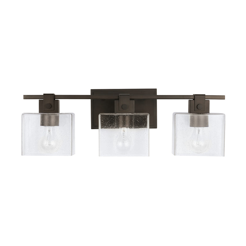 Capital Lighting 139134OR-498 Three Light Vanity, Oil Rubbed Bronze