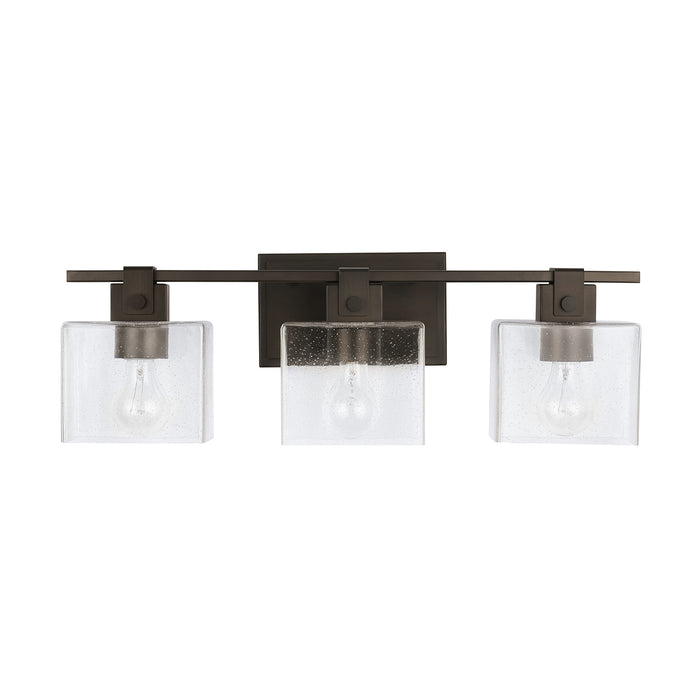 Capital Lighting 139134OR-498 Three Light Vanity, Oil Rubbed Bronze