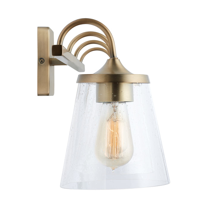 Capital Lighting 139142AD-496 Four Light Vanity, Aged Brass