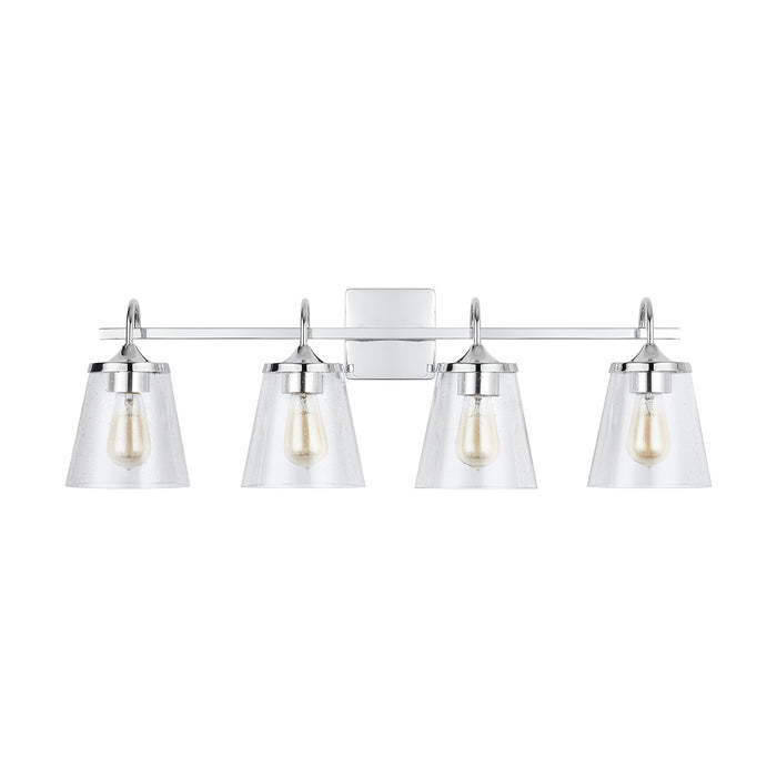 Capital Lighting 139142CH-496 Four Light Vanity, Chrome
