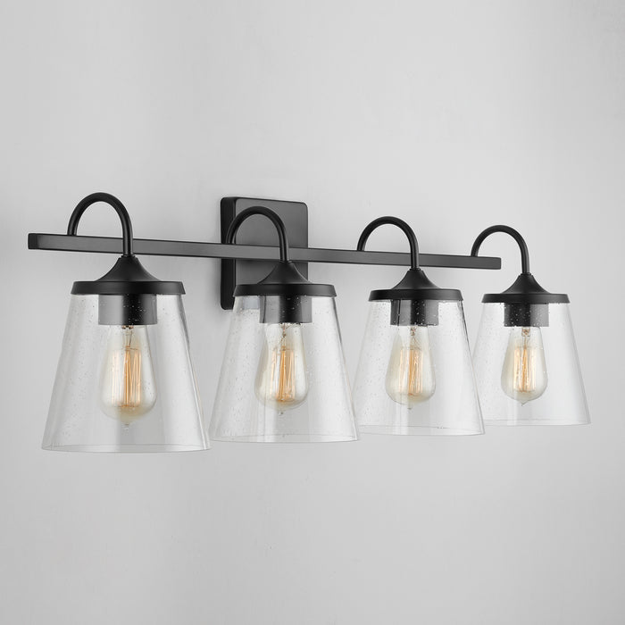 Capital Lighting 139142MB-496 Four Light Vanity, Matte Black