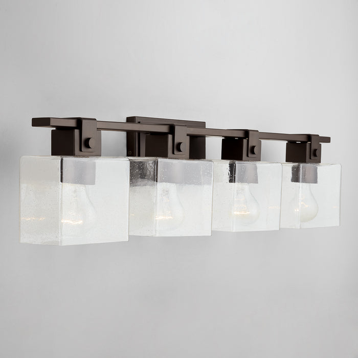 Capital Lighting 139144OR-498 Four Light Vanity, Oil Rubbed Bronze