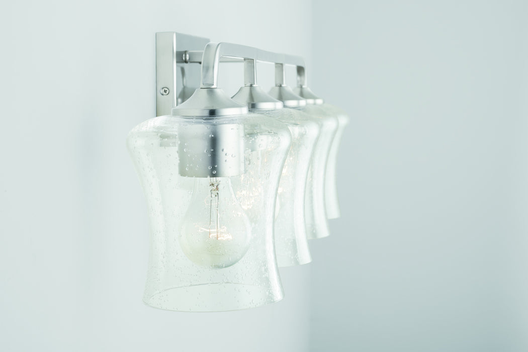 Capital Lighting 139241BN-499 Four Light Vanity, Brushed Nickel