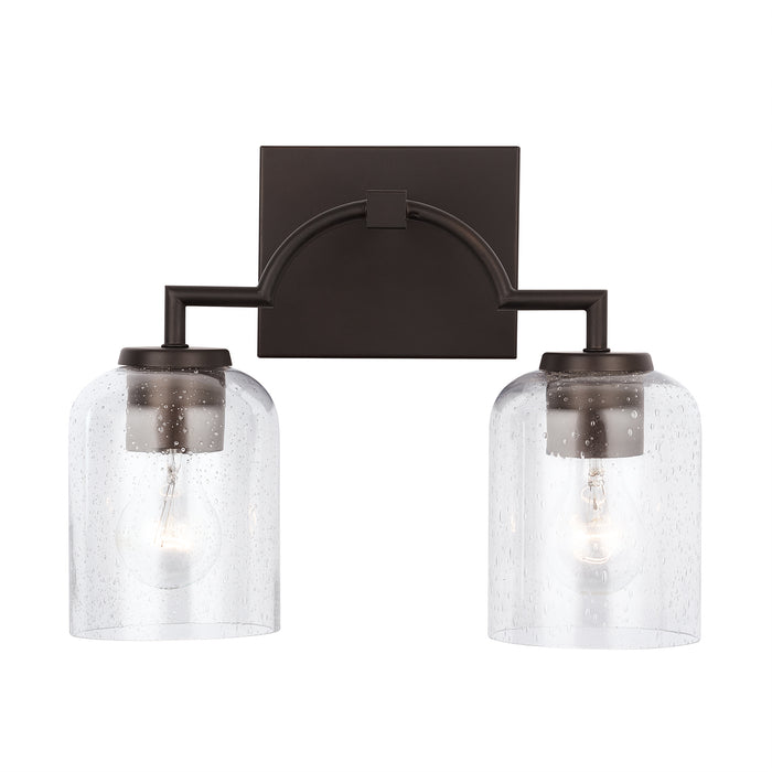 Capital Lighting 139321BZ-500 Two Light Vanity, Bronze