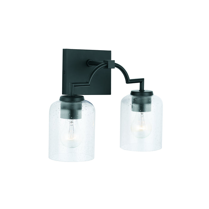 Capital Lighting 139321MB-500 Two Light Vanity, Matte Black