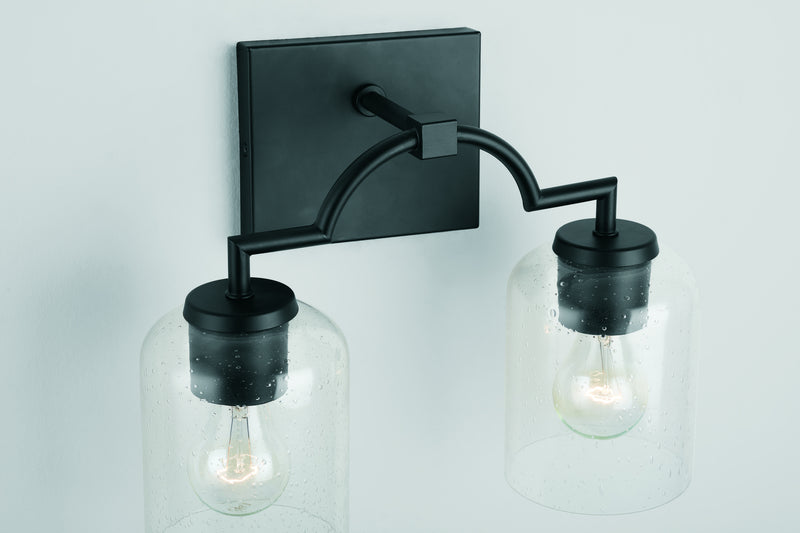 Capital Lighting 139321MB-500 Two Light Vanity, Matte Black