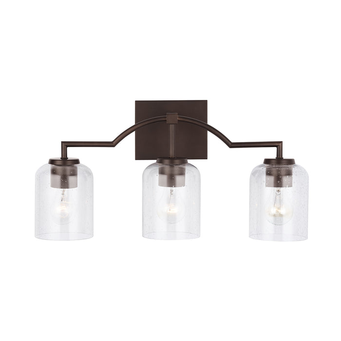 Capital Lighting 139331BZ-500 Three Light Vanity, Bronze