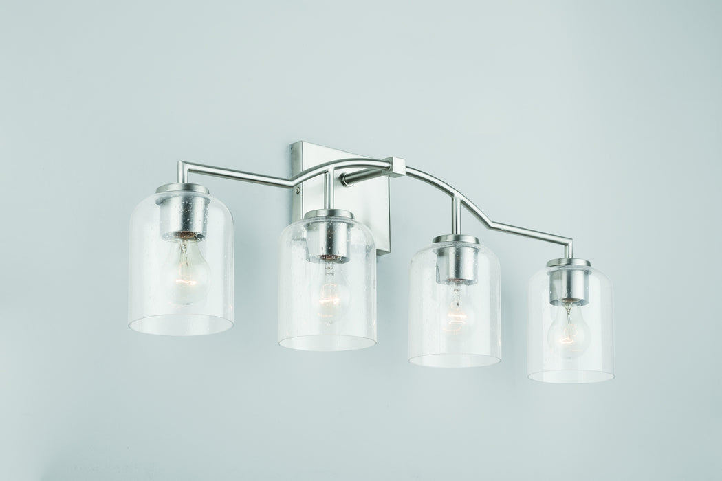 Capital Lighting 139341BN-500 Four Light Vanity, Brushed Nickel