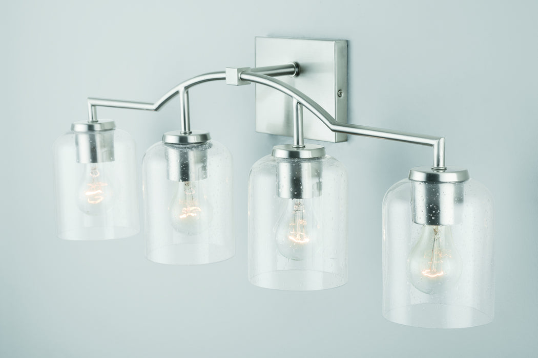 Capital Lighting 139341BN-500 Four Light Vanity, Brushed Nickel