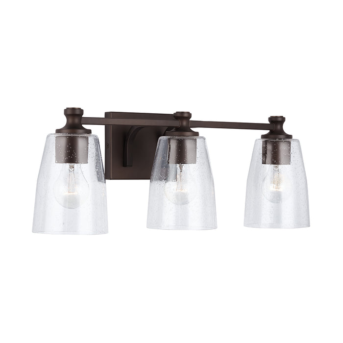 Capital Lighting 140931BZ-506 Three Light Vanity, Bronze