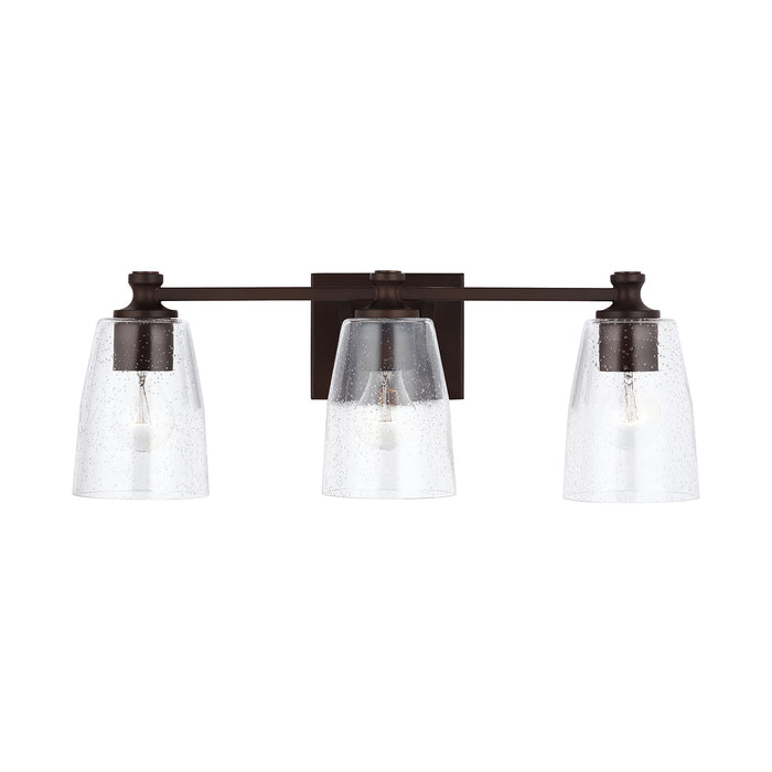 Capital Lighting 140931BZ-506 Three Light Vanity, Bronze
