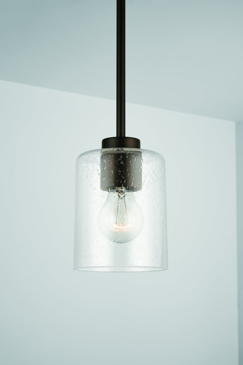 Capital Lighting 328511BZ-449 One Light Pendant, Bronze