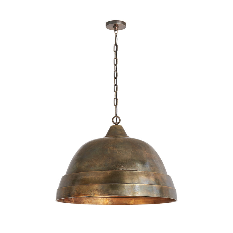 Capital Lighting 335313XB One Light Pendant, Oxidized Brass