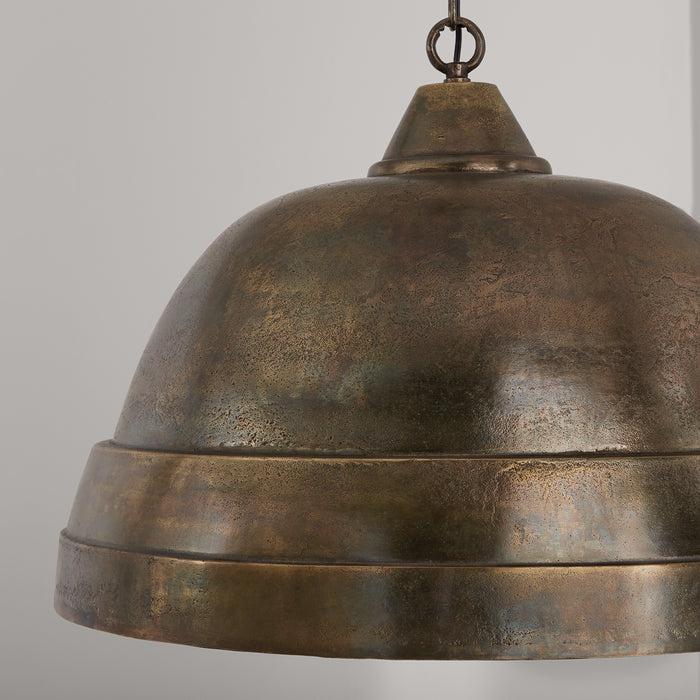 Capital Lighting 335313XB One Light Pendant, Oxidized Brass