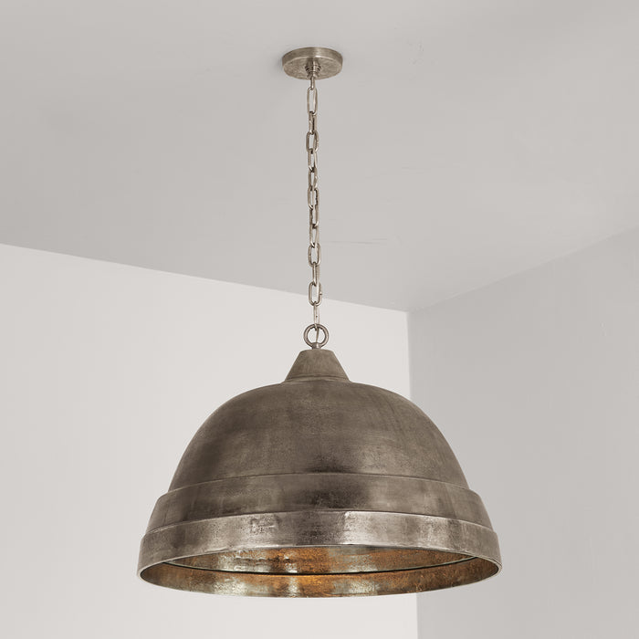 Capital Lighting 335313XN One Light Pendant, Oxidized Nickel