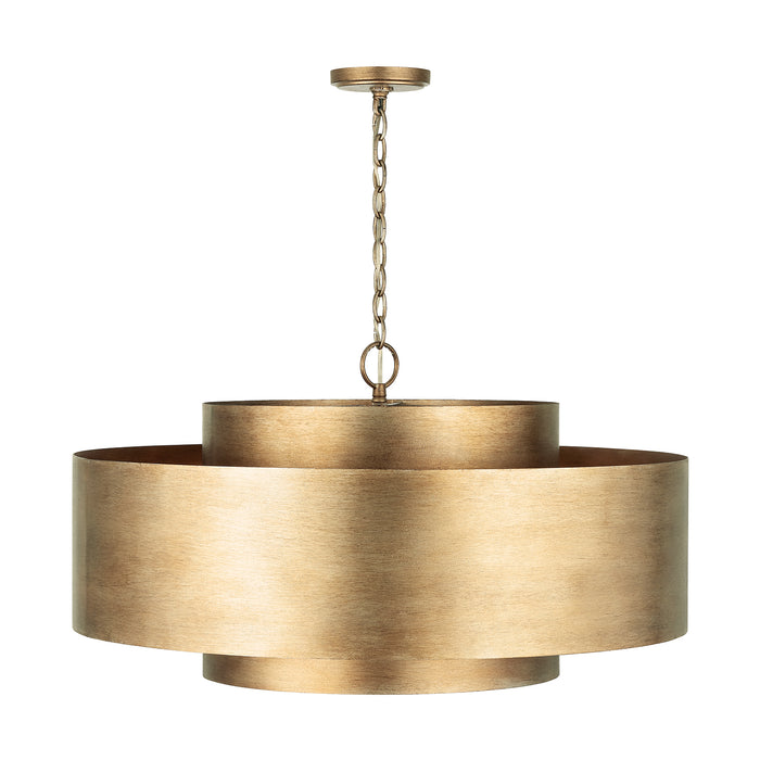Capital Lighting 339091ML Nine Light Pendant, Mystic Lustre