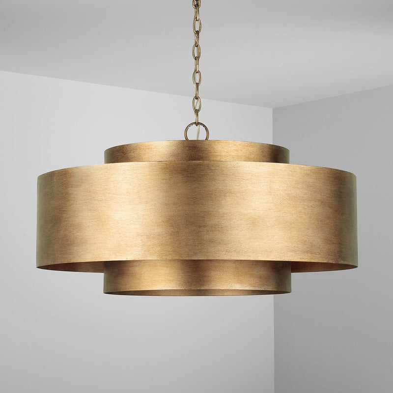 Capital Lighting 339091ML Nine Light Pendant, Mystic Lustre (Open Box - Final Sale)