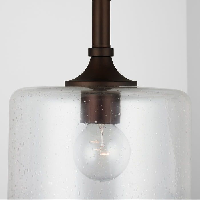 Capital Lighting 339311BZ One Light Pendant, Bronze