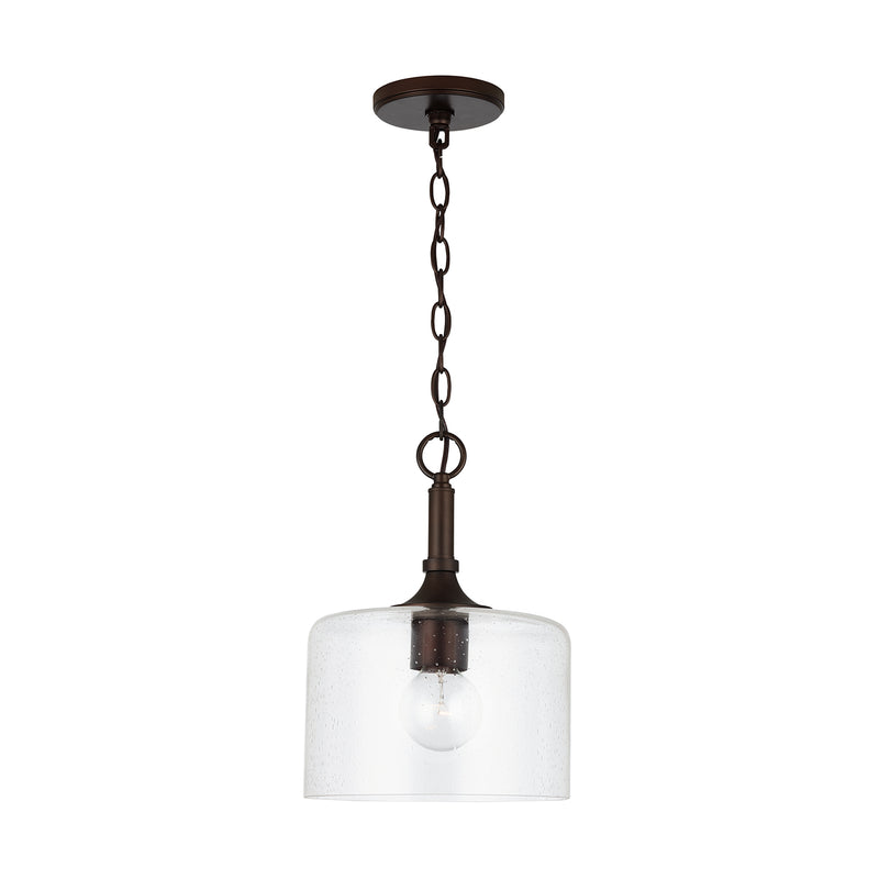 Capital Lighting 339311BZ One Light Pendant, Bronze