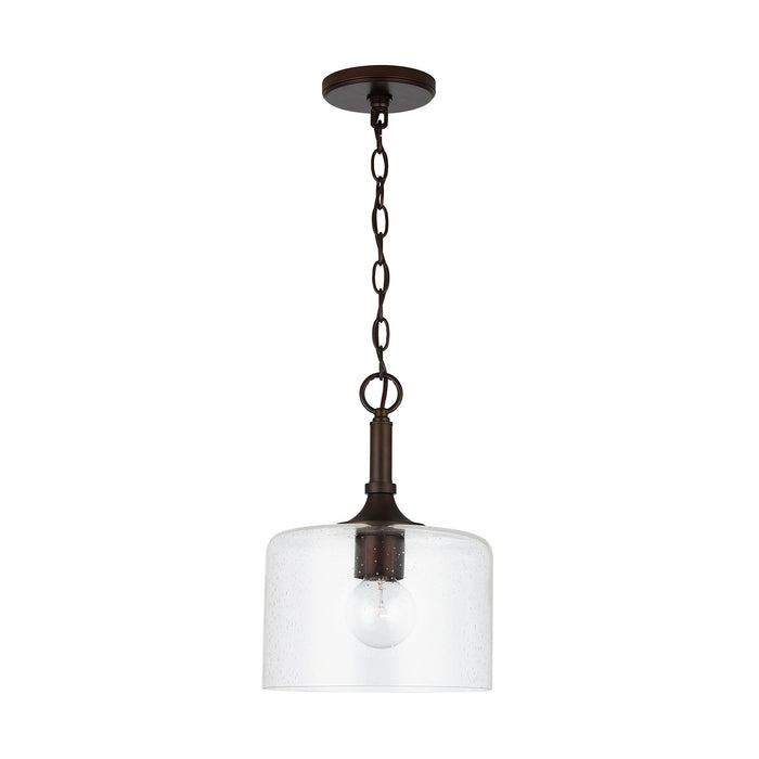 Capital Lighting 339311BZ One Light Pendant, Bronze