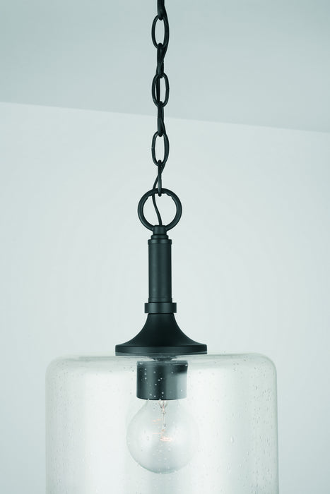 Capital Lighting 339311MB One Light Pendant, Matte Black