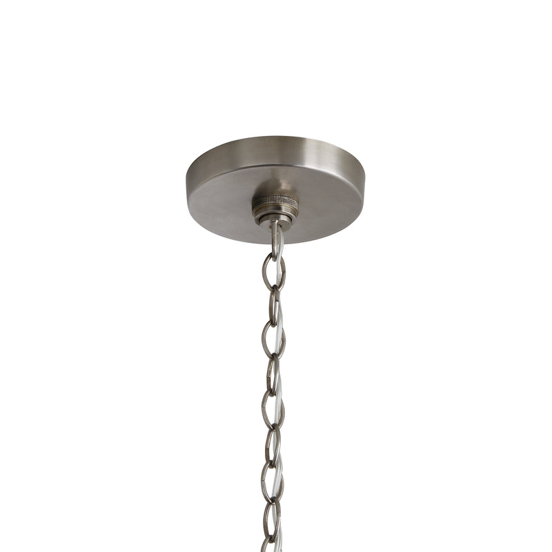 Capital Lighting 340511HN One Light Pendant, Barnhouse and Matte Nickel