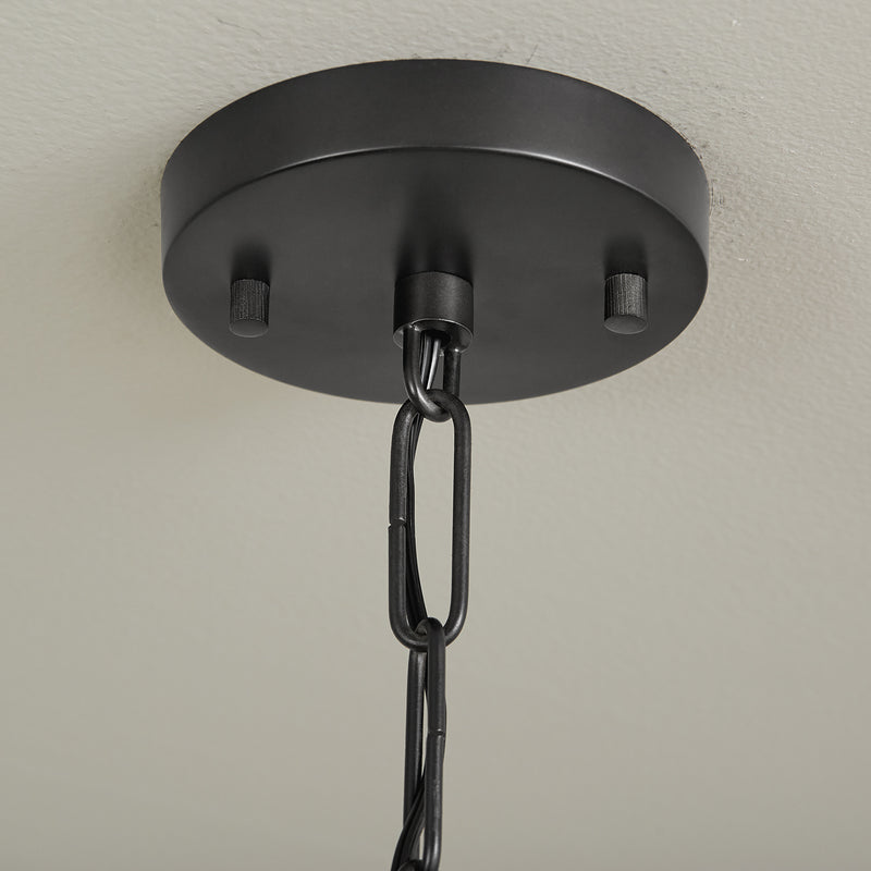 Capital Lighting 340612PW One Light Pendant, Dark Pewter