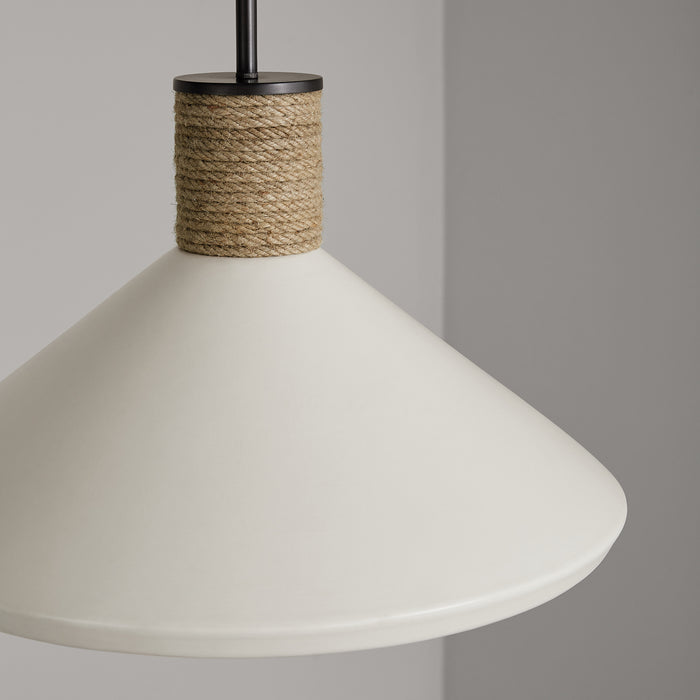 Capital Lighting 340613PW One Light Pendant, Dark Pewter