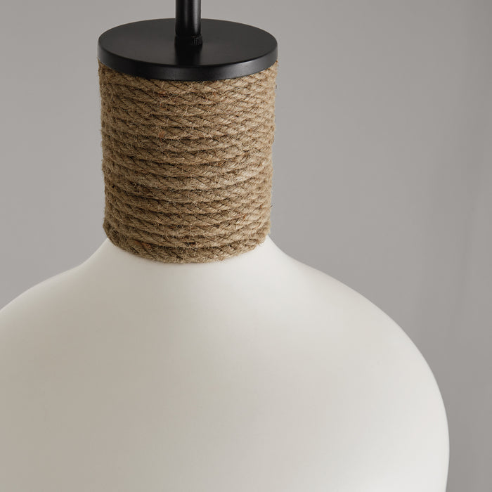 Capital Lighting 340614PW One Light Pendant, Dark Pewter