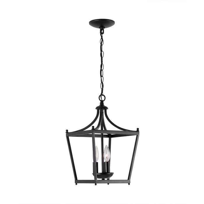 Capital Lighting 4036MB Three Light Foyer, Matte Black