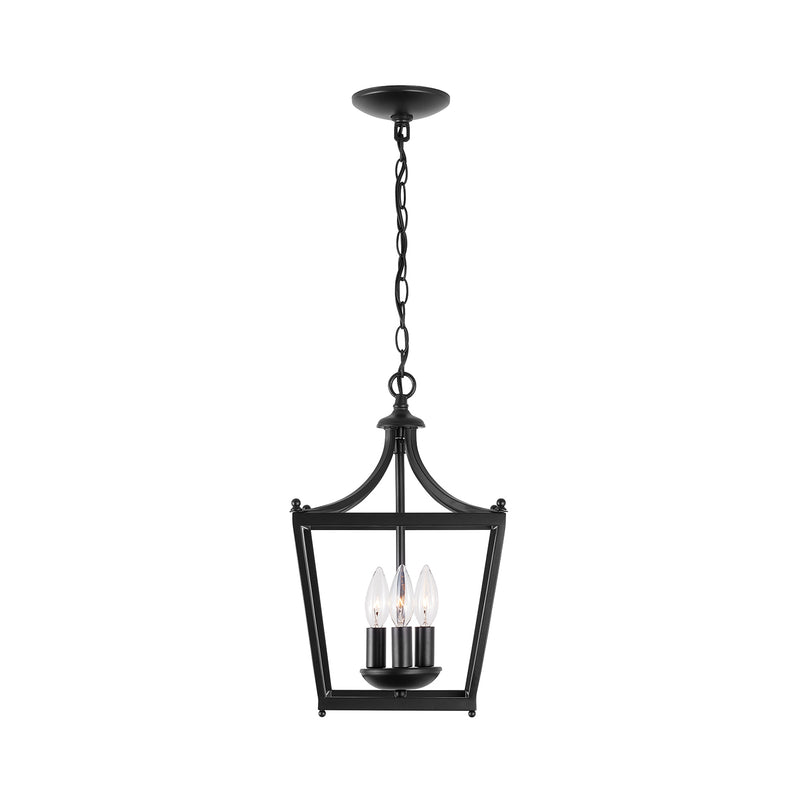 Capital Lighting 4036MB Three Light Foyer, Matte Black