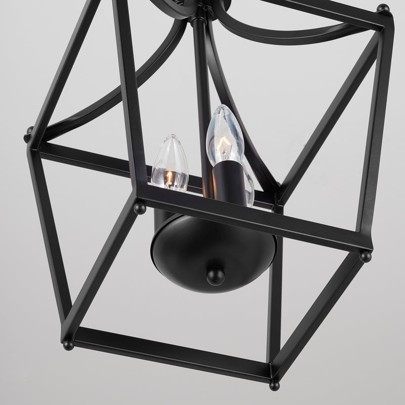 Capital Lighting 4036MB Three Light Foyer, Matte Black