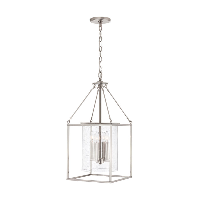 Capital Lighting 532843BN Four Light Pendant, Brushed Nickel