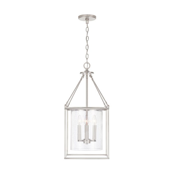 Capital Lighting 532843BN Four Light Pendant, Brushed Nickel