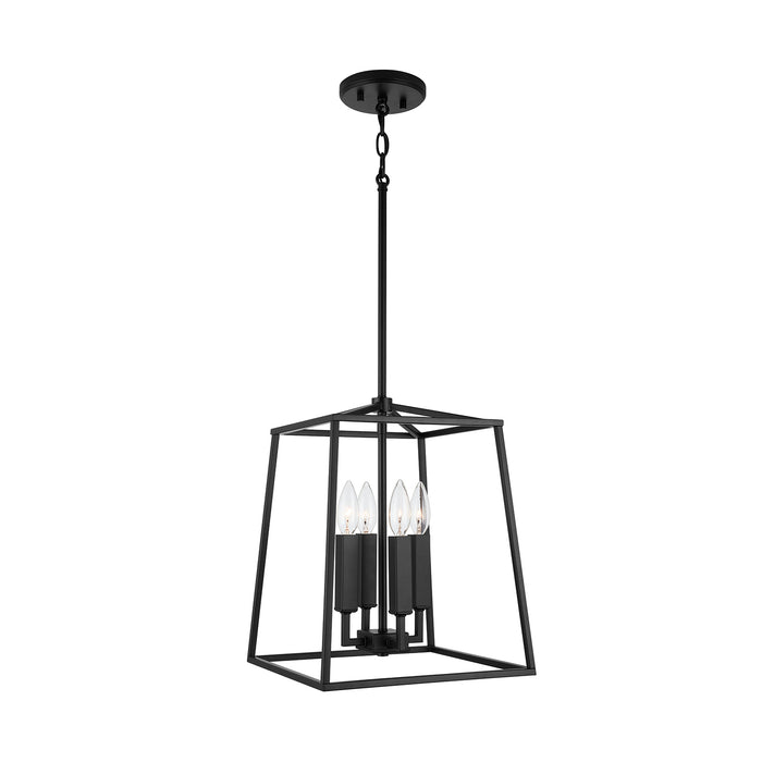 Capital Lighting 537641MB Four Light Foyer, Matte Black