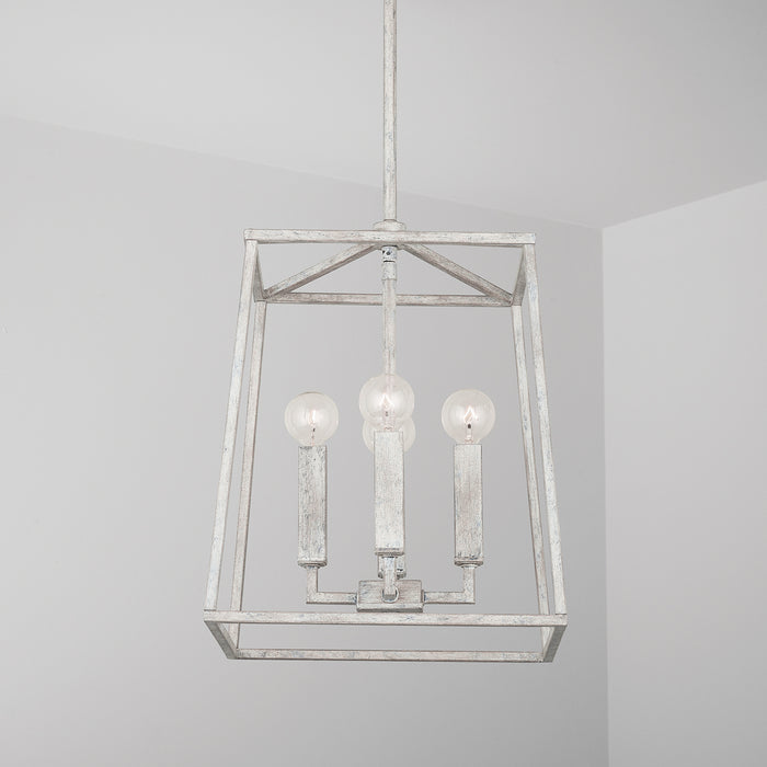 Capital Lighting 537641MS Four Light Foyer, Mystic Sand