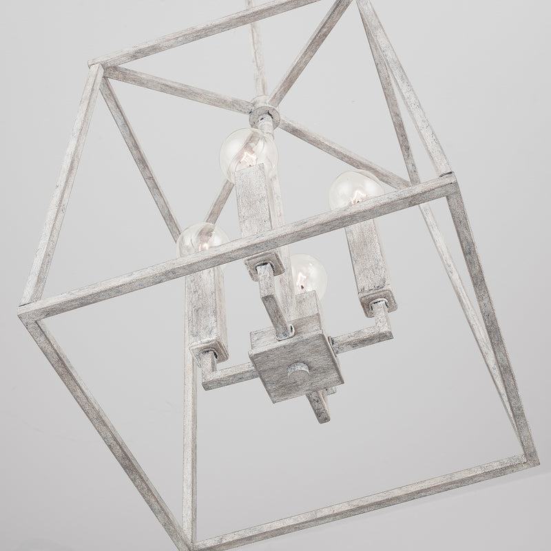 Capital Lighting 537641MS Four Light Foyer, Mystic Sand