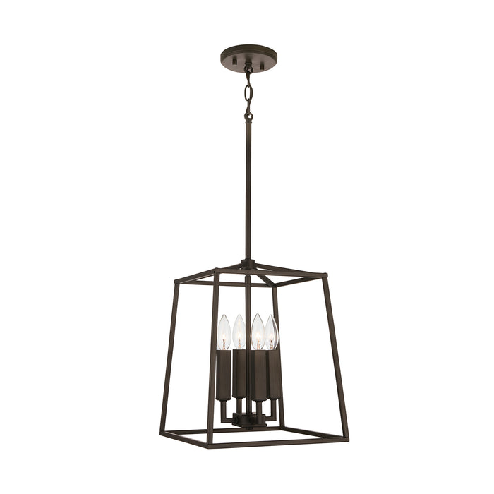 Capital Lighting 537641OR Four Light Foyer, Oil Rubbed Bronze