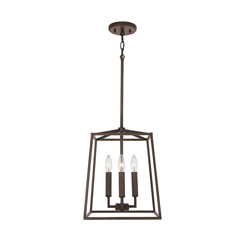 Capital Lighting 537641OR Four Light Foyer, Oil Rubbed Bronze